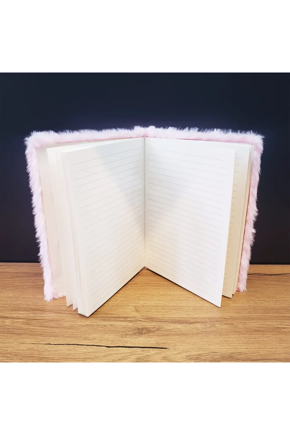 Love Tasarımlı Peluş Defter