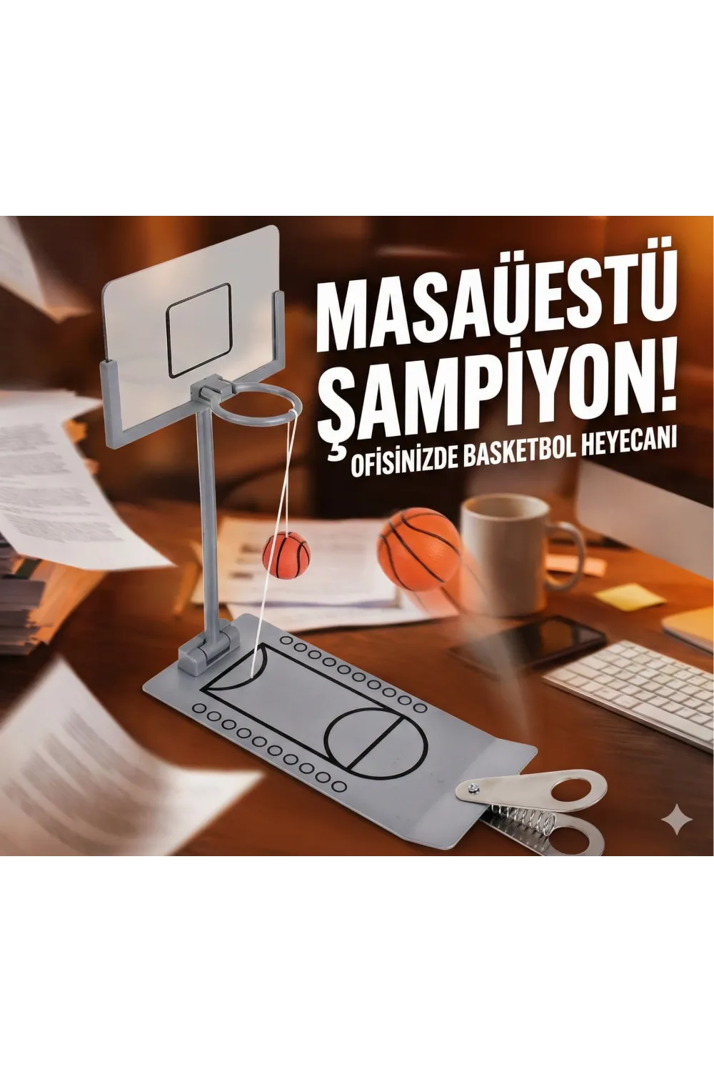 ieg™ Masaüstü Metal Basketbol Oyunu