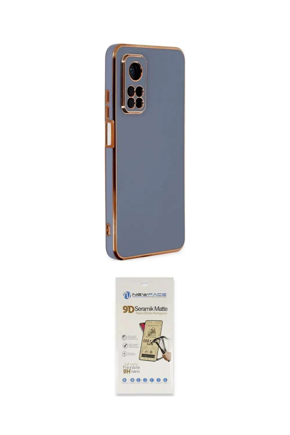 ieg™ Mi 10T Kılıf Yankı Serisi - Siyah Mat Seramik Nano Ekran Koruyucu