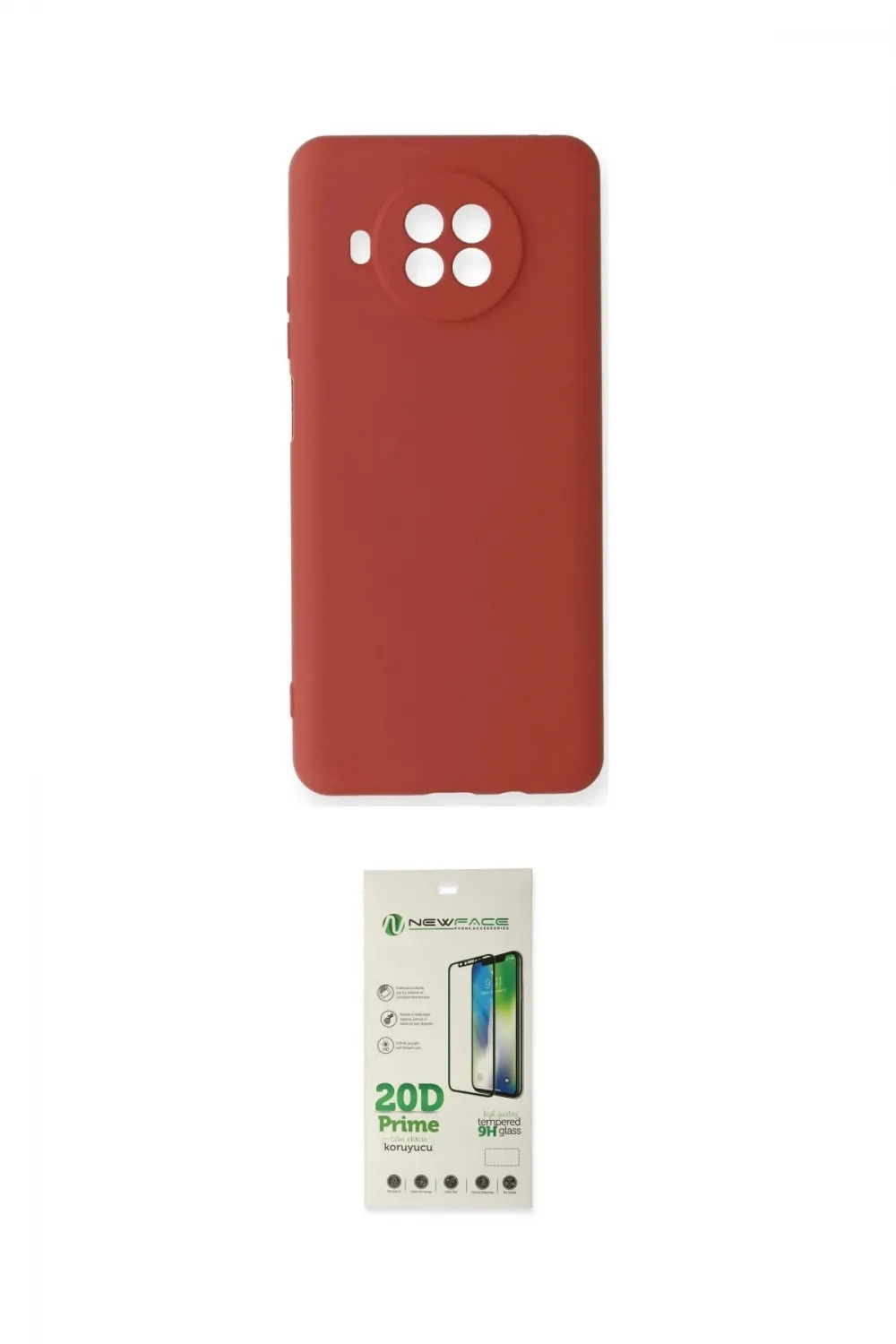ieg™ Mi 10T Lite Kılıf Ahenk Serisi - Siyah 20D Premium Cam Ekran Koruyucu