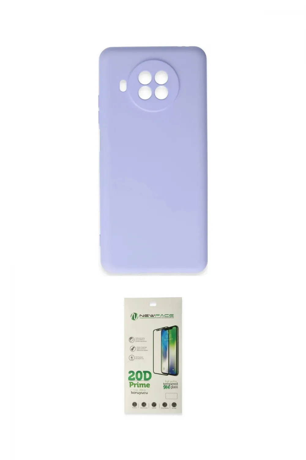 ieg™ Mi 10T Lite Kılıf Ahenk Serisi - Siyah 20D Premium Cam Ekran Koruyucu
