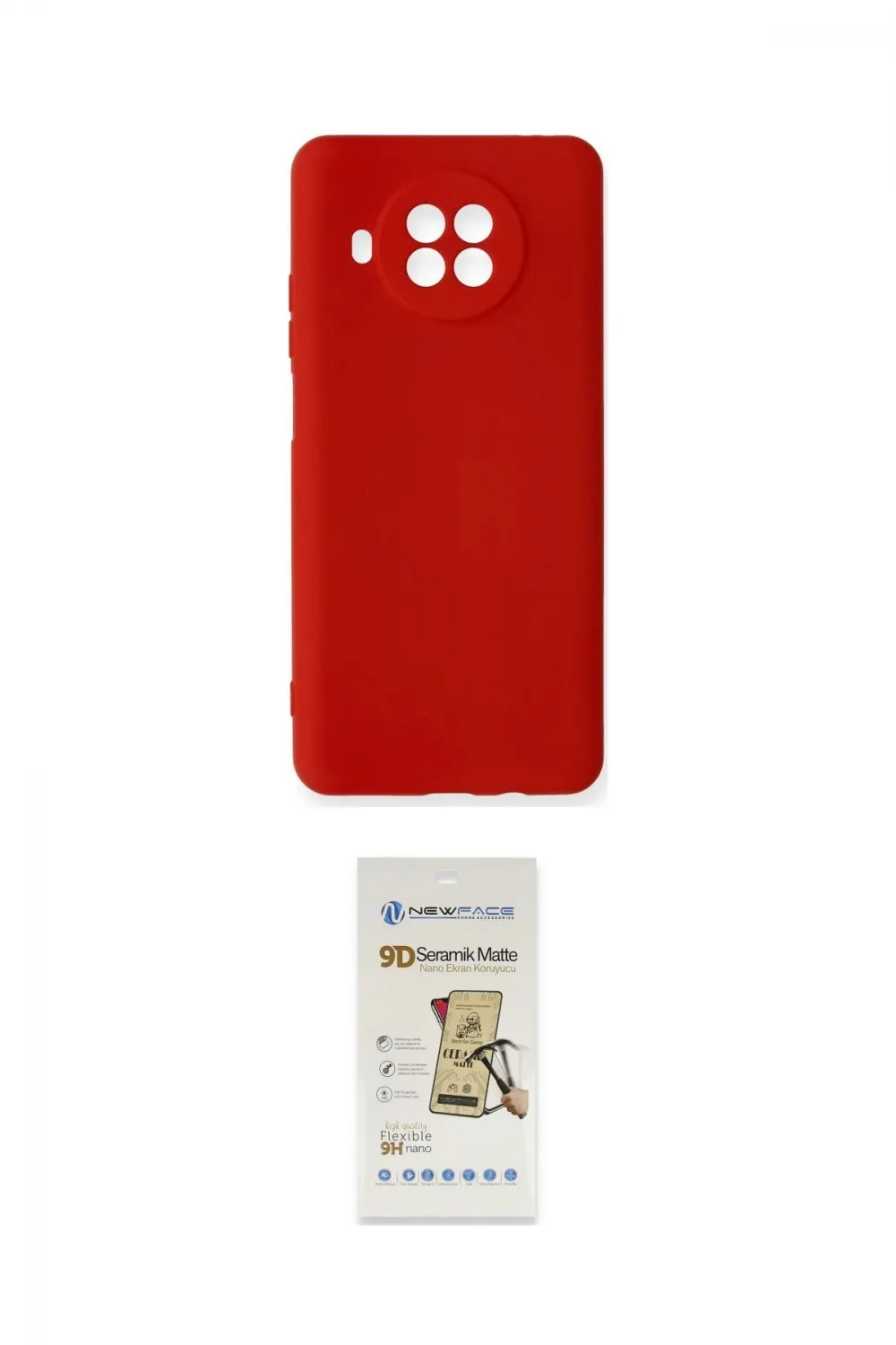 ieg™ Mi 10T Lite Kılıf Ahenk Serisi - Siyah Mat Seramik Nano Ekran Koruyucu