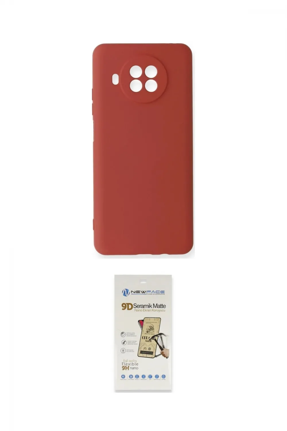 ieg™ Mi 10T Lite Kılıf Ahenk Serisi - Siyah Mat Seramik Nano Ekran Koruyucu