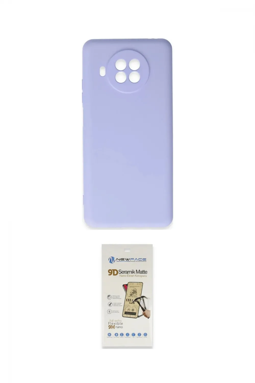ieg™ Mi 10T Lite Kılıf Ahenk Serisi - Siyah Mat Seramik Nano Ekran Koruyucu