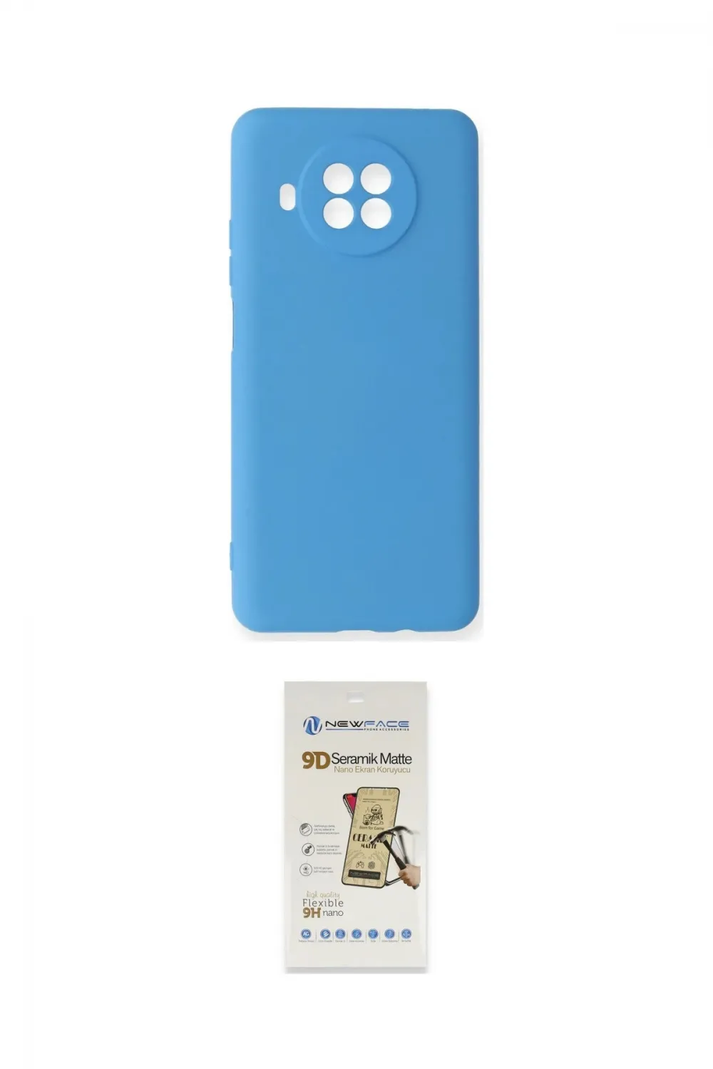ieg™ Mi 10T Lite Kılıf Ahenk Serisi - Siyah Mat Seramik Nano Ekran Koruyucu