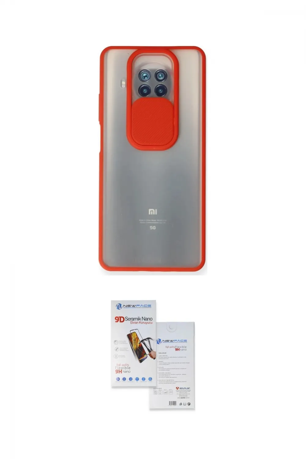 ieg™ Mi 10T Lite Kılıf Vadi Çizgi - Siyah Seramik Nano Ekran Koruyucu
