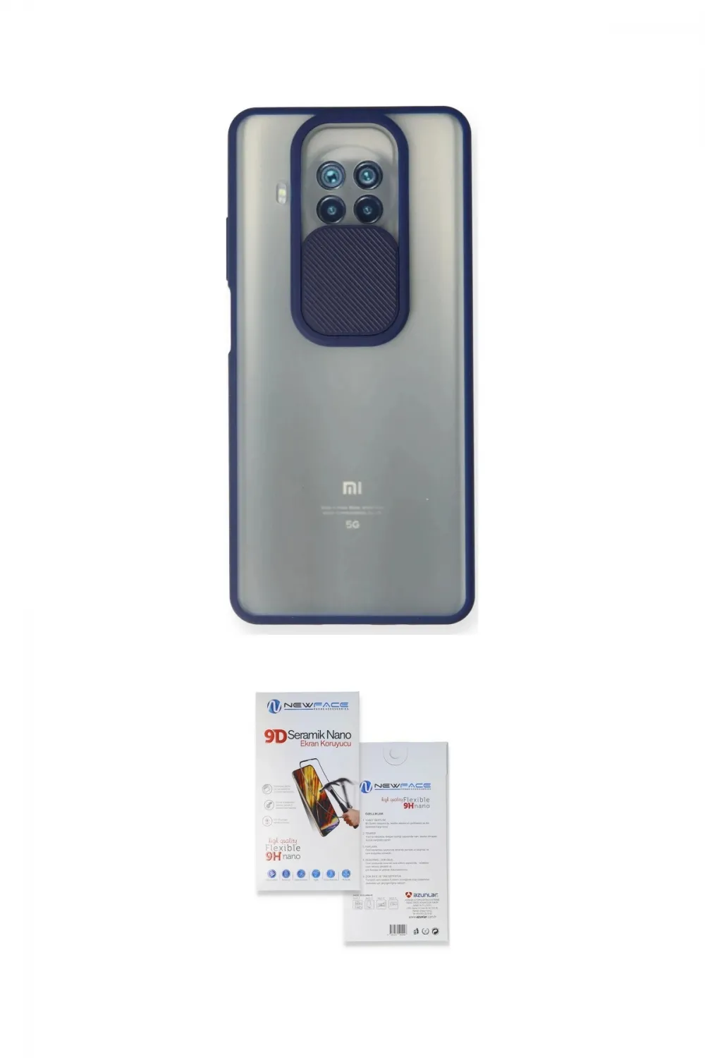 ieg™ Mi 10T Lite Kılıf Vadi Çizgi - Siyah Seramik Nano Ekran Koruyucu