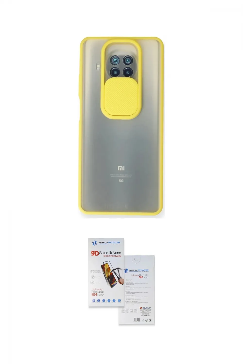 ieg™ Mi 10T Lite Kılıf Vadi Çizgi - Siyah Seramik Nano Ekran Koruyucu