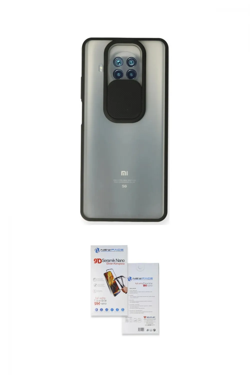 ieg™ Mi 10T Lite Kılıf Vadi Çizgi - Siyah Seramik Nano Ekran Koruyucu