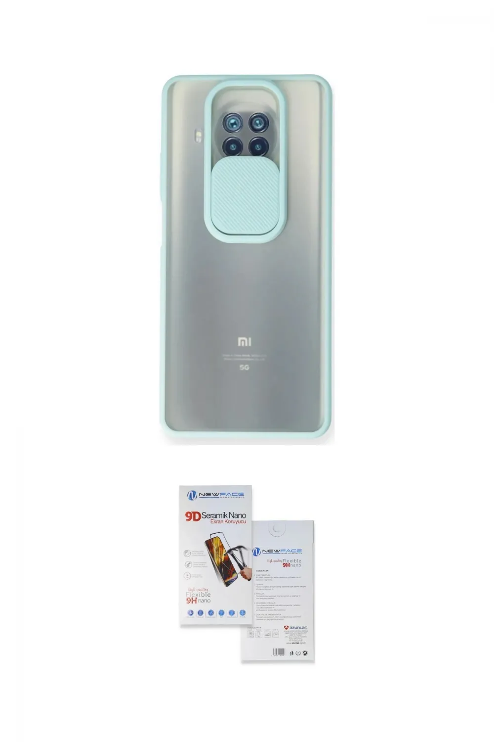 ieg™ Mi 10T Lite Kılıf Vadi Çizgi - Siyah Seramik Nano Ekran Koruyucu