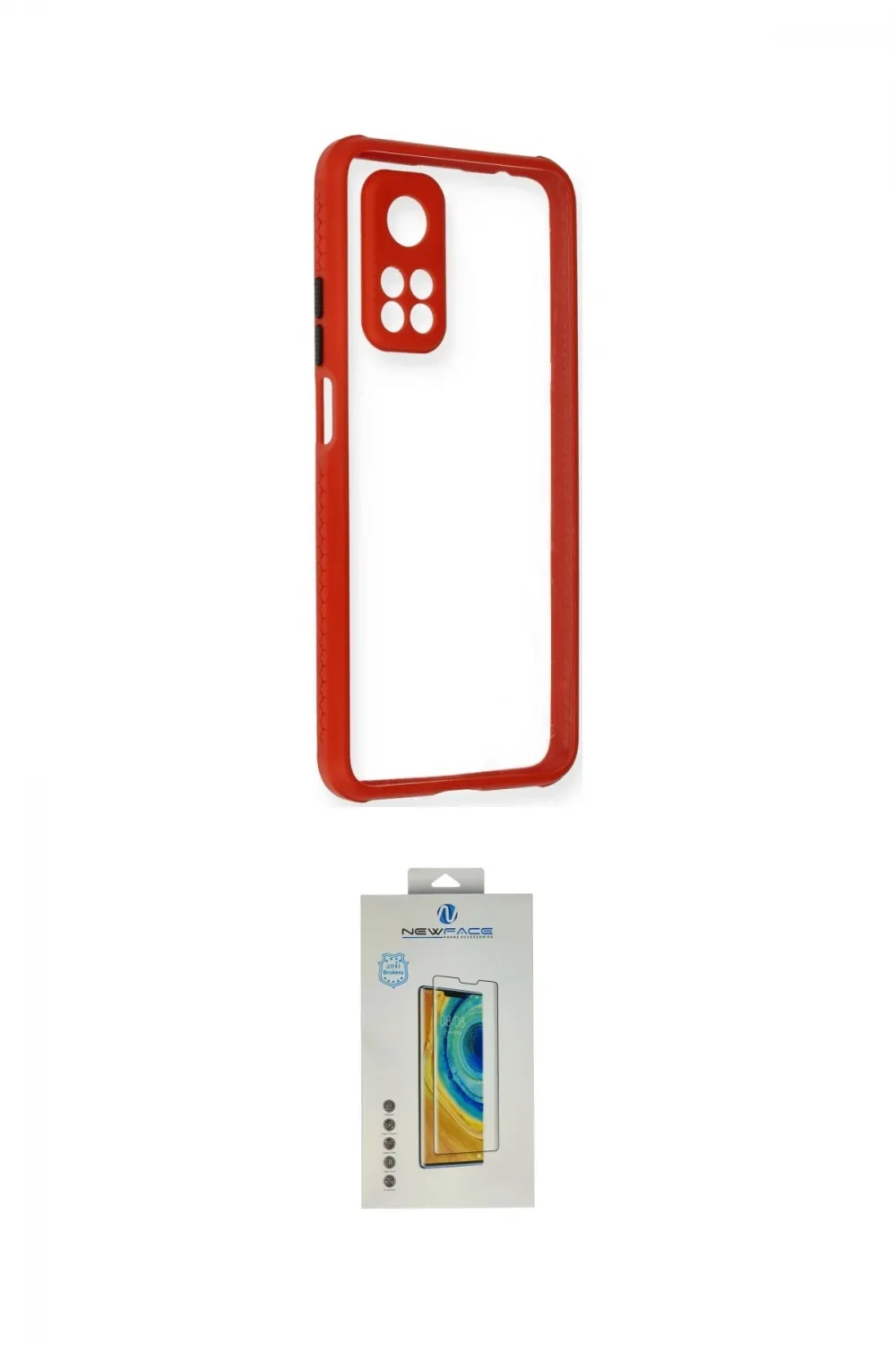 ieg™ Mi 10T Pro Kılıf Nova Asil Özel Seri - Şeffaf Polymer Nano Ekran Koruyucu
