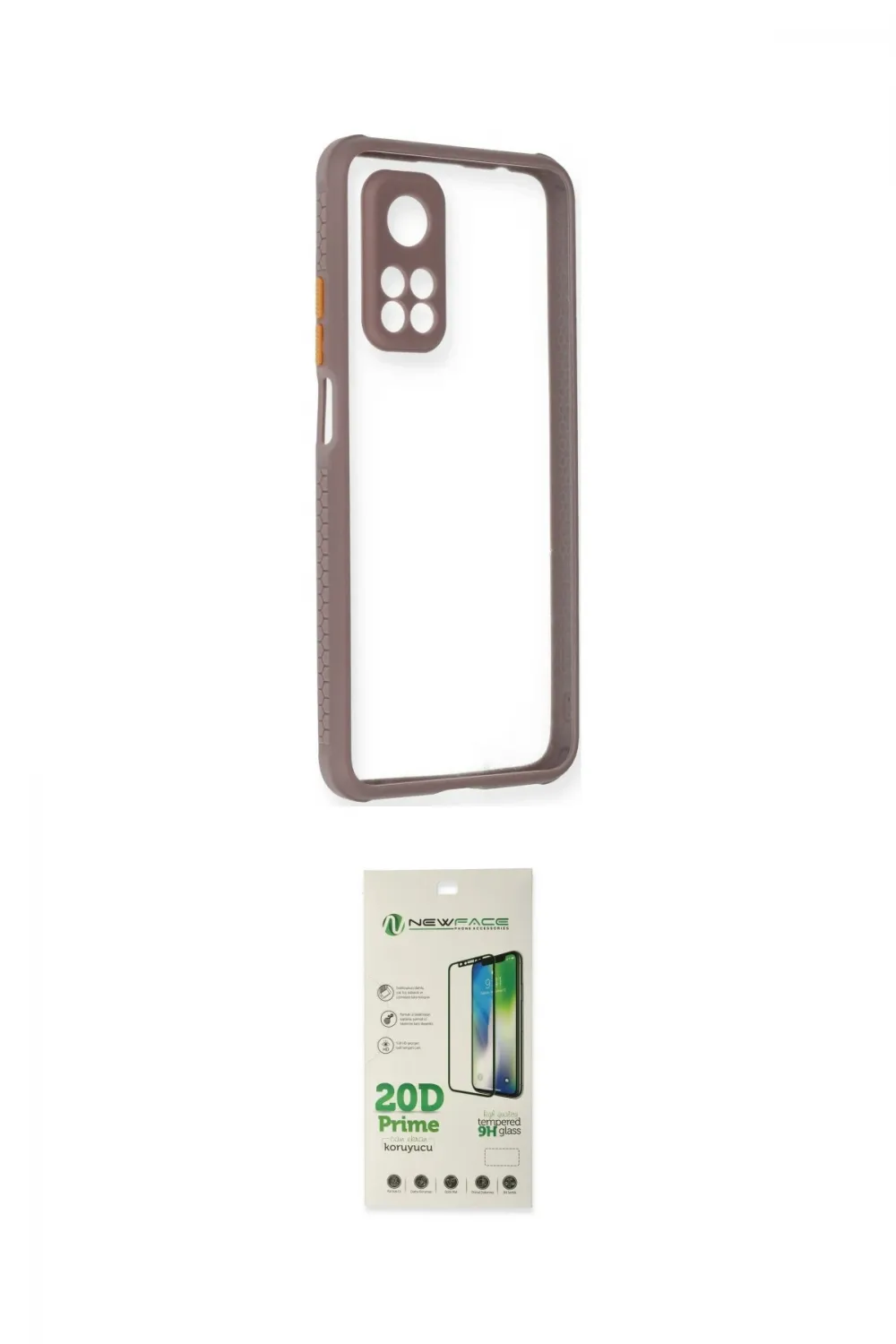 ieg™ Mi 10T Pro Kılıf Nova Asil Özel Seri - Siyah 20D Premium Cam Ekran Koruyucu