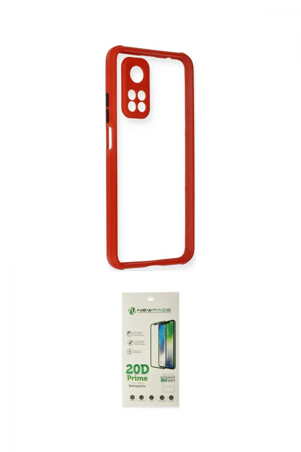 ieg™ Mi 10T Pro Kılıf Nova Asil Özel Seri - Siyah 20D Premium Cam Ekran Koruyucu