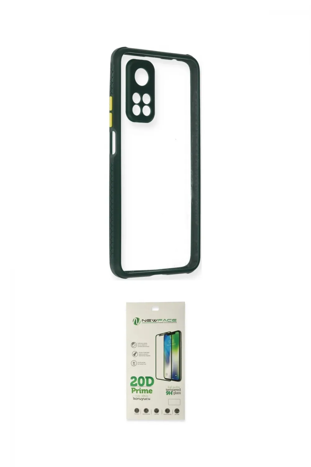 ieg™ Mi 10T Pro Kılıf Nova Asil Özel Seri - Siyah 20D Premium Cam Ekran Koruyucu