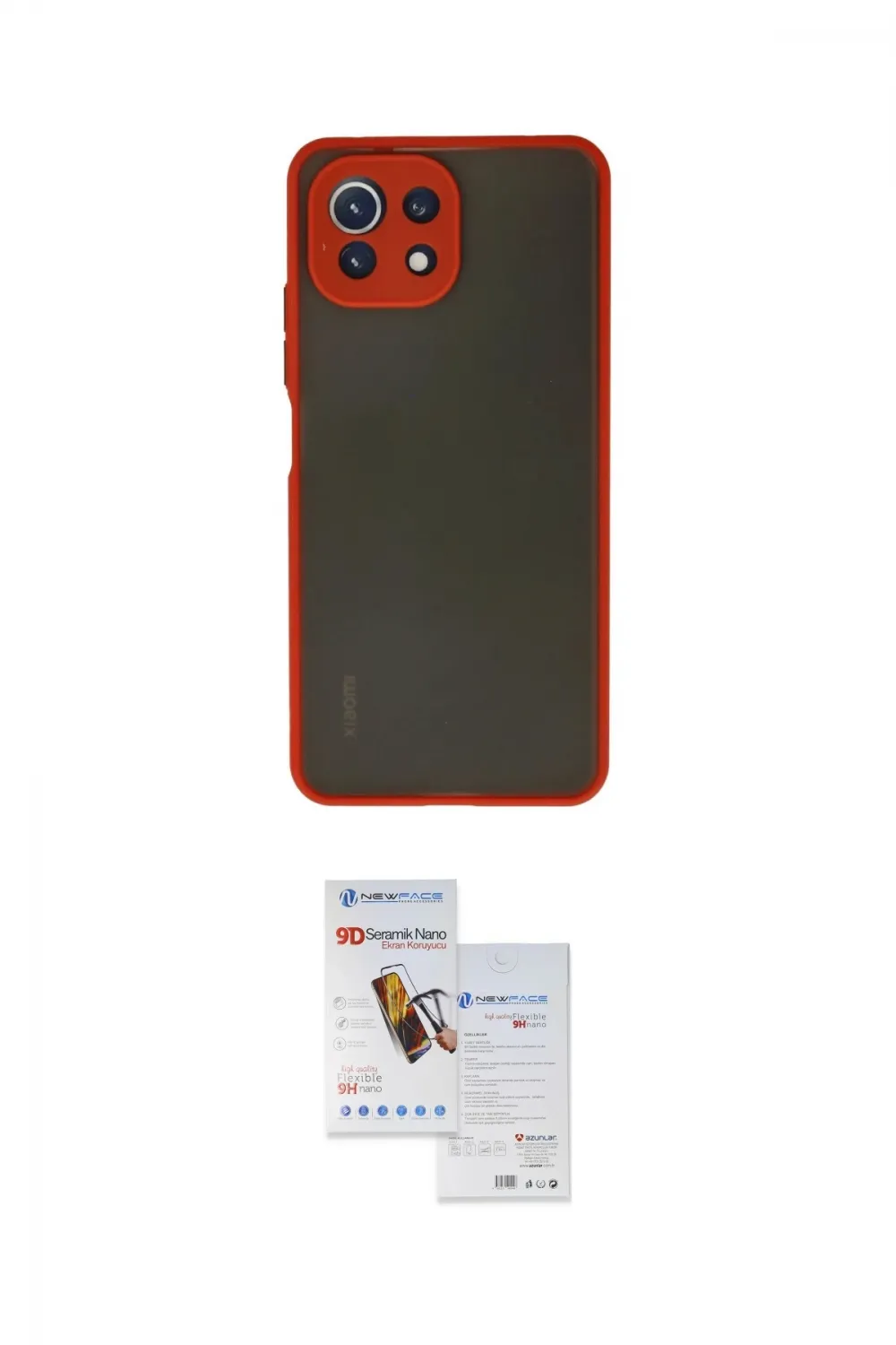 ieg™ Mİ 11 Lite Kılıf Ahenk Çizgi Serisi - Siyah Seramik Nano Ekran Koruyucu