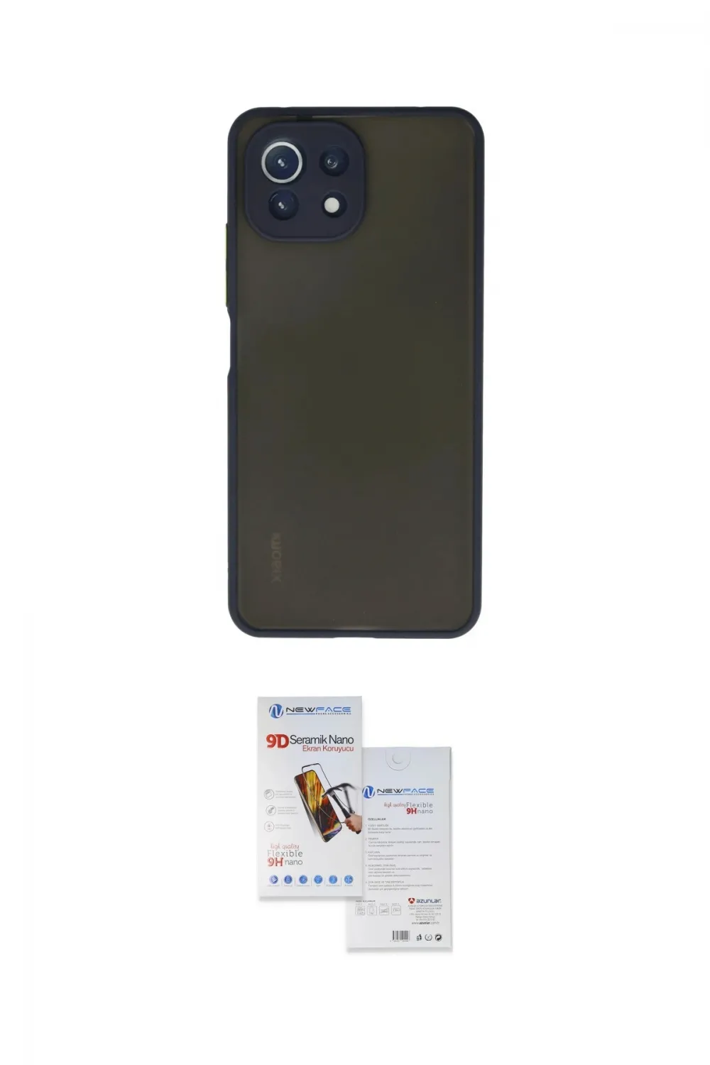 ieg™ Mİ 11 Lite Kılıf Ahenk Çizgi Serisi - Siyah Seramik Nano Ekran Koruyucu