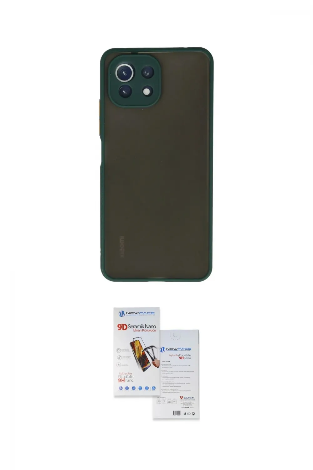 ieg™ Mİ 11 Lite Kılıf Ahenk Çizgi Serisi - Siyah Seramik Nano Ekran Koruyucu