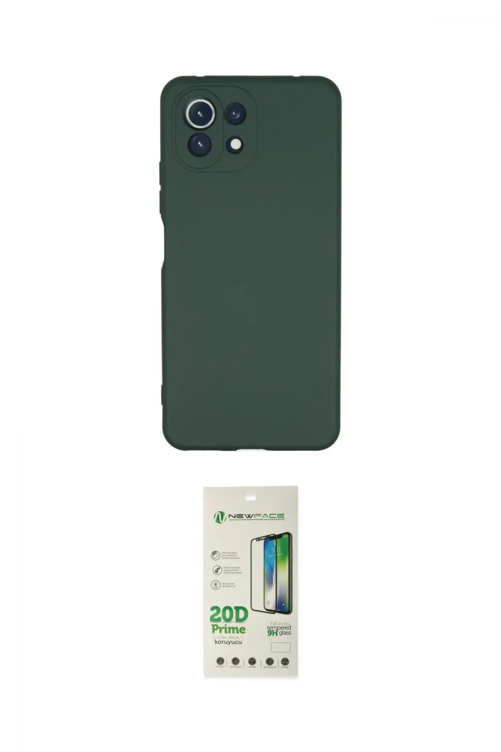 ieg™ Mİ 11 Lite Kılıf Ahenk Serisi - Siyah 20D Premium Cam Ekran Koruyucu