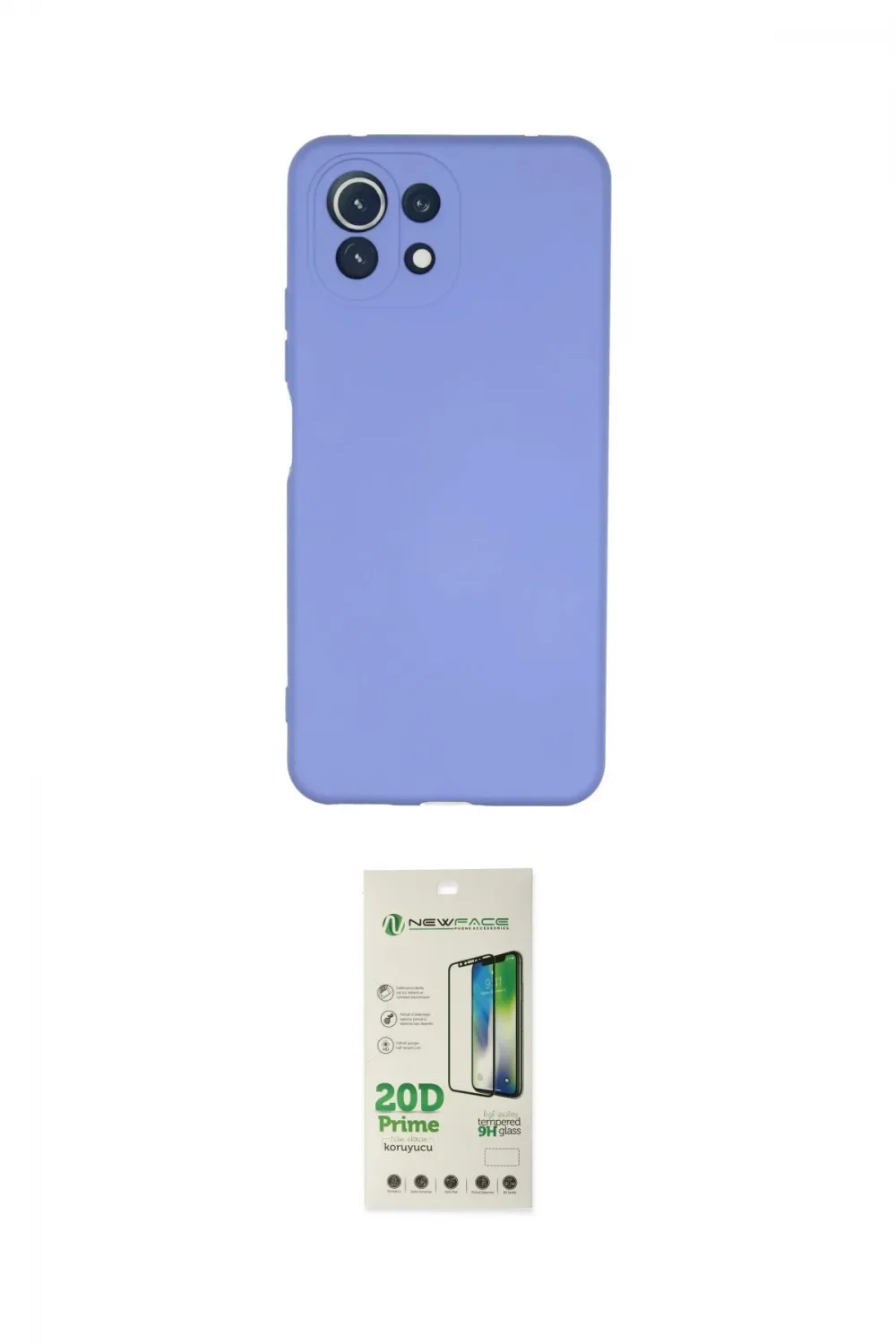 ieg™ Mİ 11 Lite Kılıf Ahenk Serisi - Siyah 20D Premium Cam Ekran Koruyucu