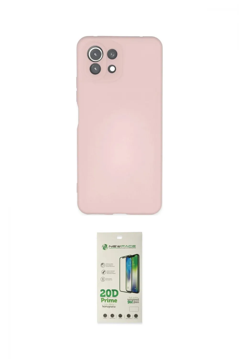 ieg™ Mİ 11 Lite Kılıf Ahenk Serisi - Siyah 20D Premium Cam Ekran Koruyucu