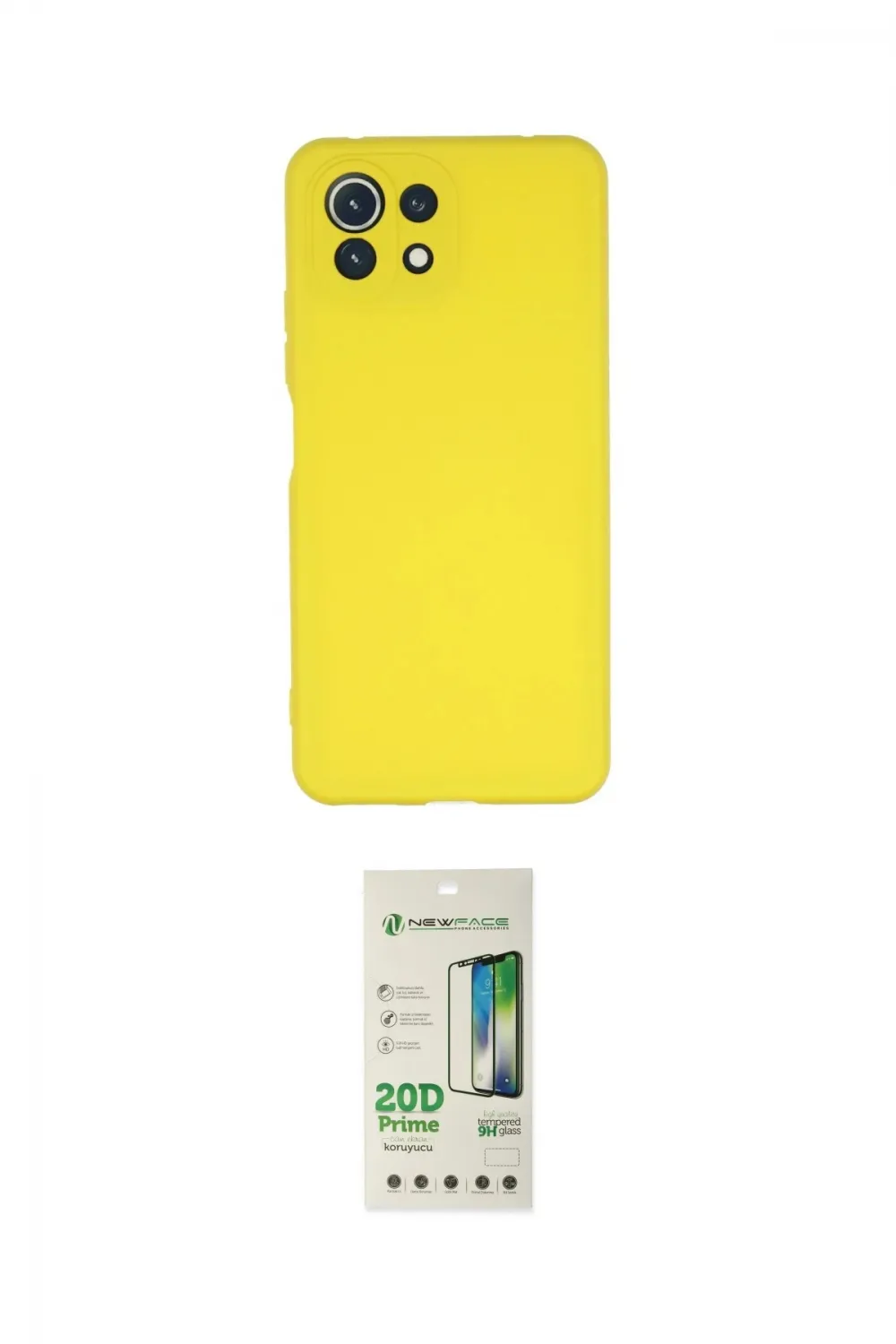 ieg™ Mİ 11 Lite Kılıf Ahenk Serisi - Siyah 20D Premium Cam Ekran Koruyucu