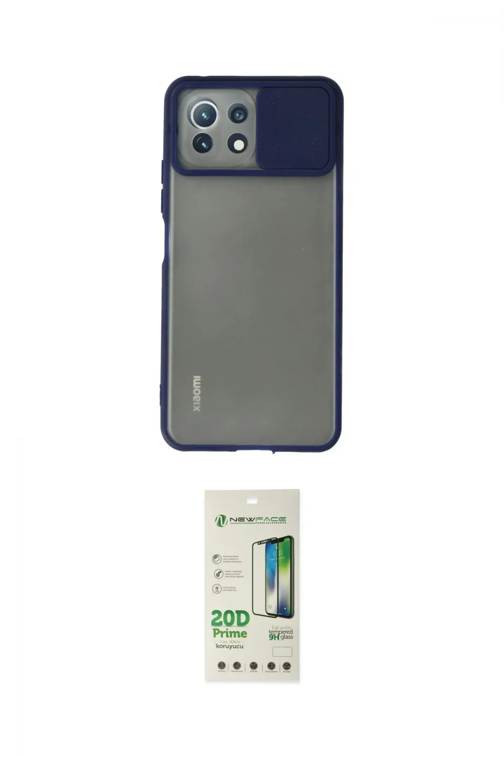 ieg™ Mİ 11 Lite Kılıf Vadi Çizgi - Siyah 20D Premium Cam Ekran Koruyucu