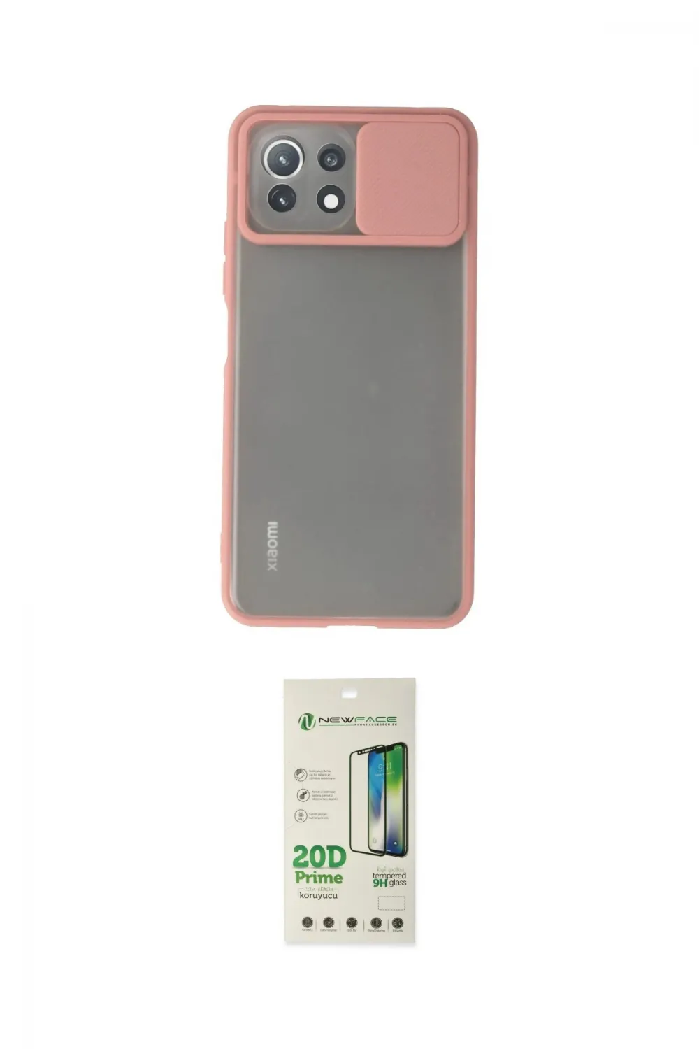 ieg™ Mİ 11 Lite Kılıf Vadi Çizgi - Siyah 20D Premium Cam Ekran Koruyucu
