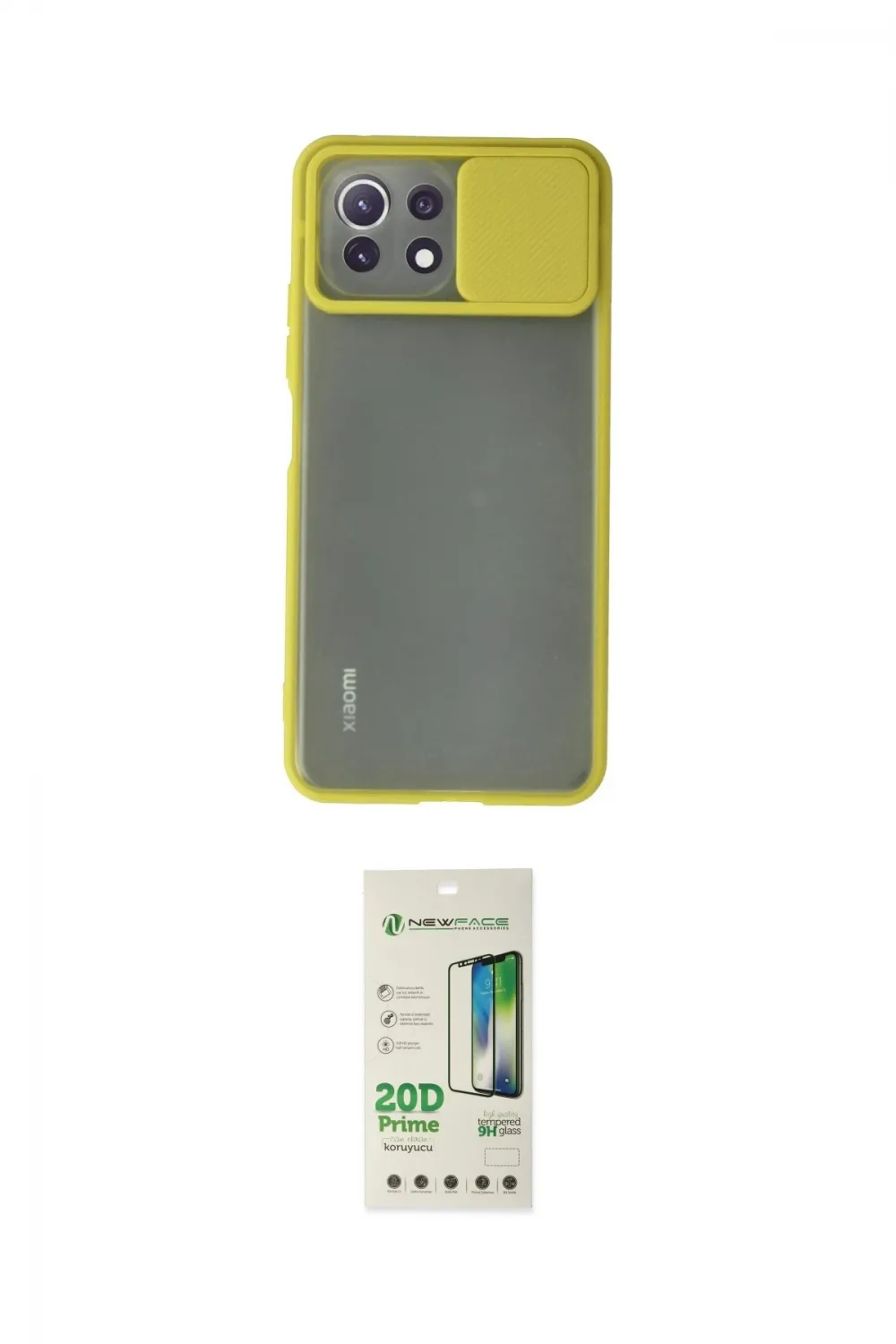 ieg™ Mİ 11 Lite Kılıf Vadi Çizgi - Siyah 20D Premium Cam Ekran Koruyucu