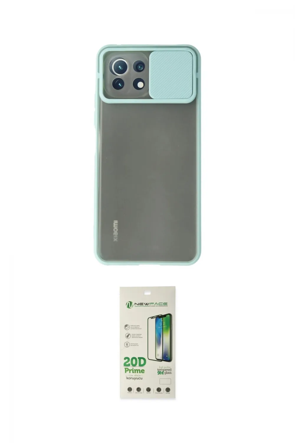 ieg™ Mİ 11 Lite Kılıf Vadi Çizgi - Siyah 20D Premium Cam Ekran Koruyucu