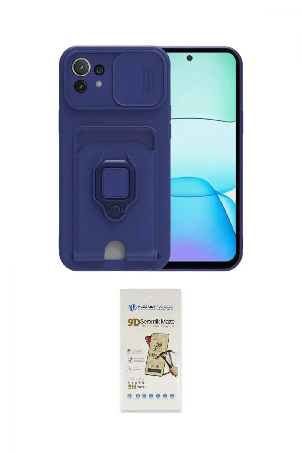 ieg™ Mİ 11 Lite Kılıf Vadi Form Prime - Siyah Mat Seramik Nano Ekran Koruyucu