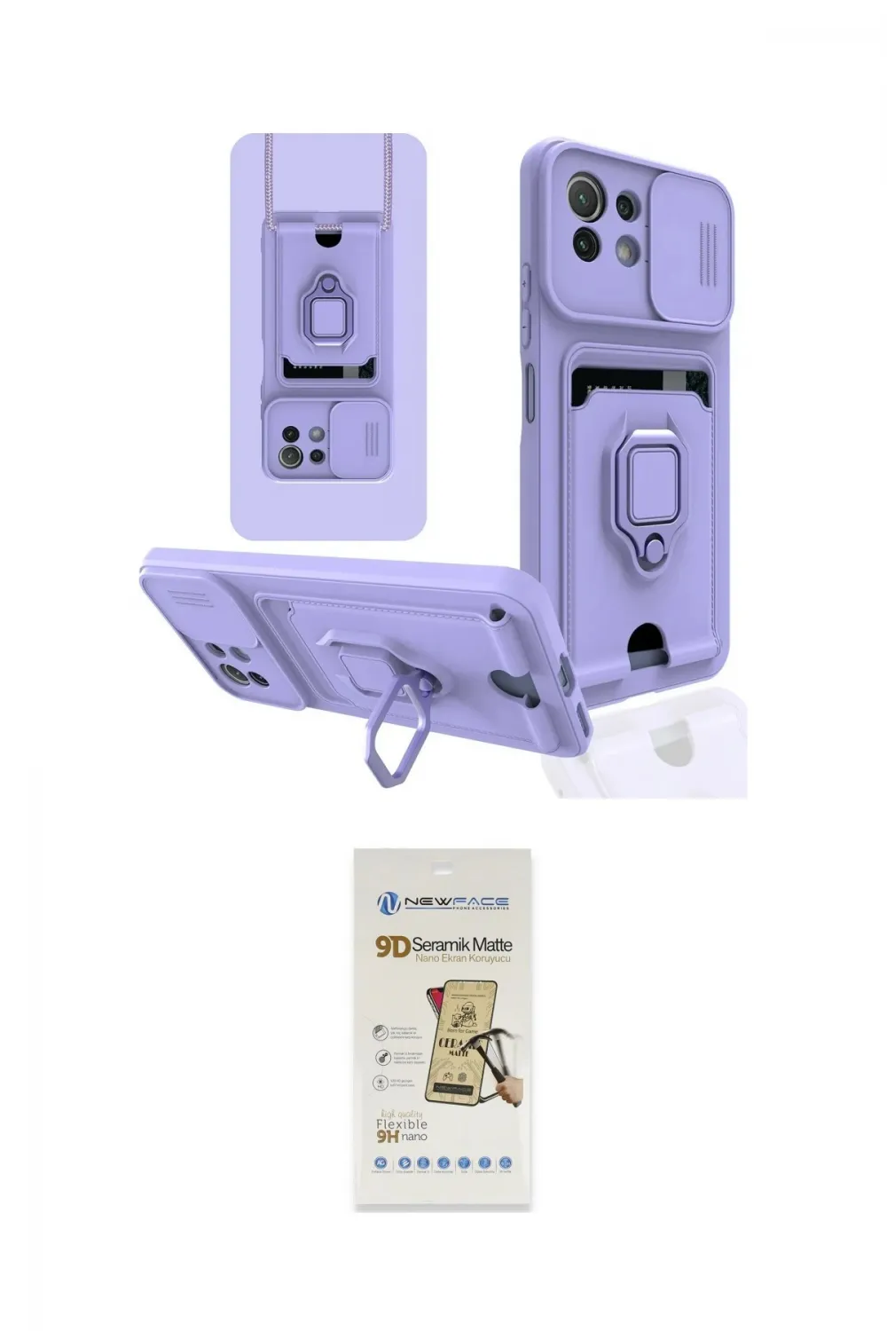 ieg™ Mİ 11 Lite Kılıf Vadi Form Prime - Siyah Mat Seramik Nano Ekran Koruyucu