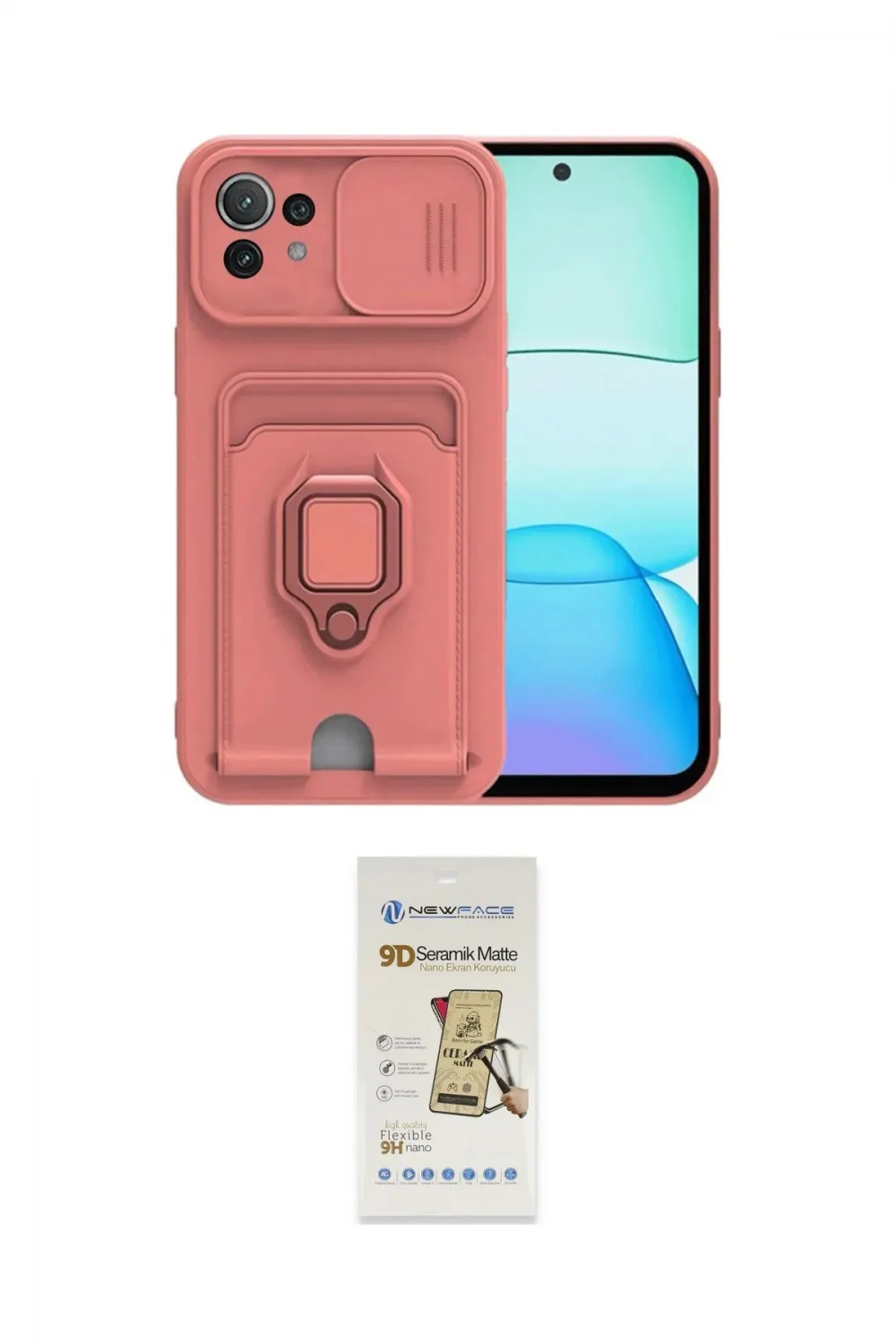 ieg™ Mİ 11 Lite Kılıf Vadi Form Prime - Siyah Mat Seramik Nano Ekran Koruyucu