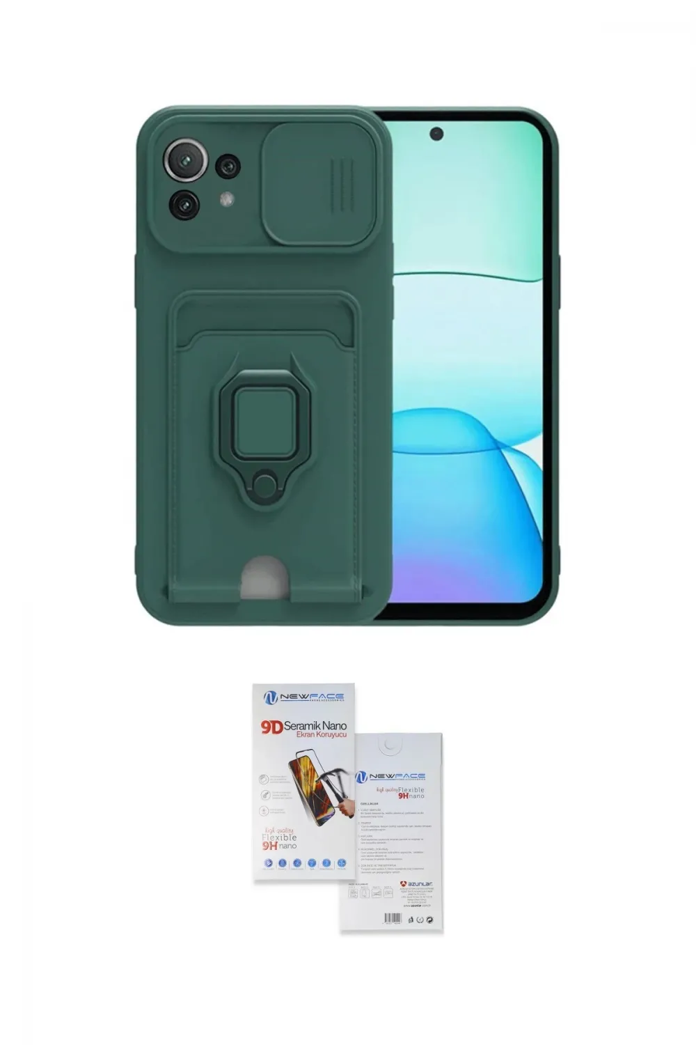 ieg™ Mİ 11 Lite Kılıf Vadi Form Prime - Siyah Seramik Nano Ekran Koruyucu