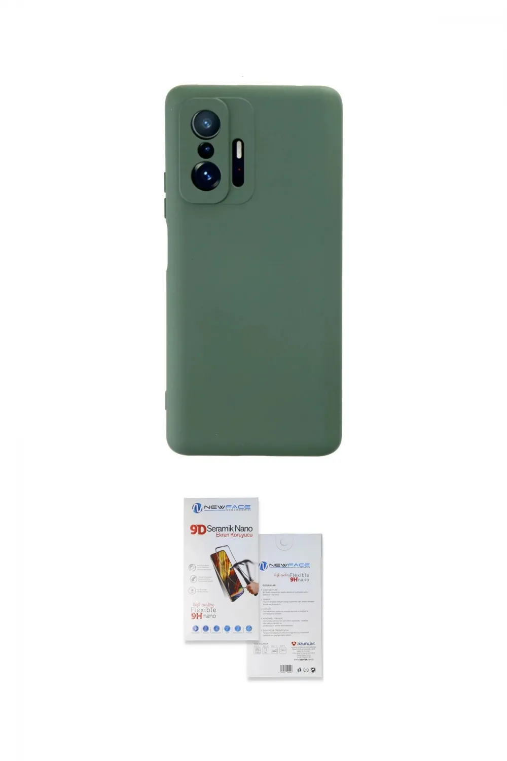 ieg™ Mi 11T Pro Kılıf Ahenk Serisi - Siyah Seramik Nano Ekran Koruyucu