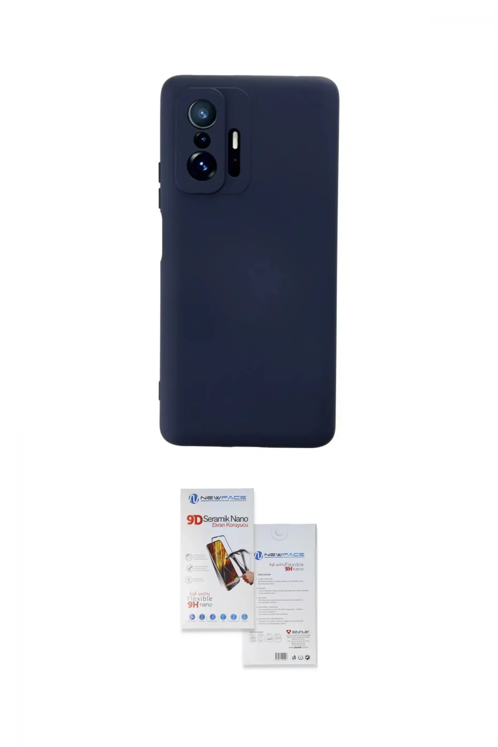 ieg™ Mi 11T Pro Kılıf Ahenk Serisi - Siyah Seramik Nano Ekran Koruyucu