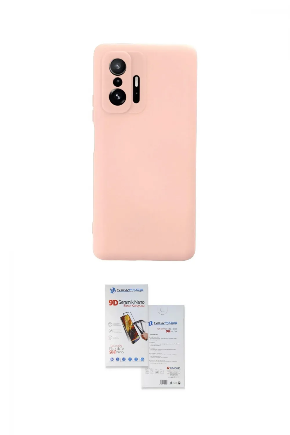 ieg™ Mi 11T Pro Kılıf Ahenk Serisi - Siyah Seramik Nano Ekran Koruyucu