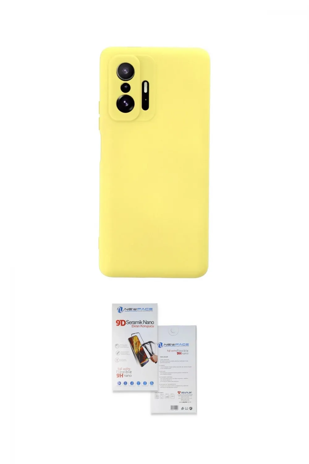 ieg™ Mi 11T Pro Kılıf Ahenk Serisi - Siyah Seramik Nano Ekran Koruyucu