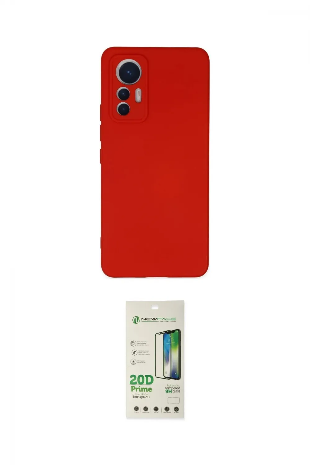 ieg™ Mi 12 Lite Kılıf Ahenk Serisi - Siyah 20D Premium Cam Ekran Koruyucu