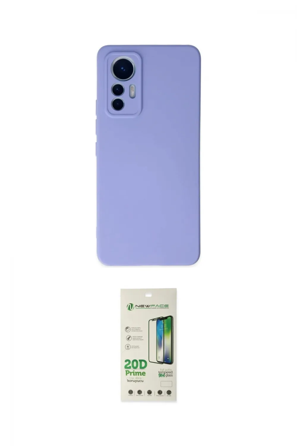 ieg™ Mi 12 Lite Kılıf Ahenk Serisi - Siyah 20D Premium Cam Ekran Koruyucu