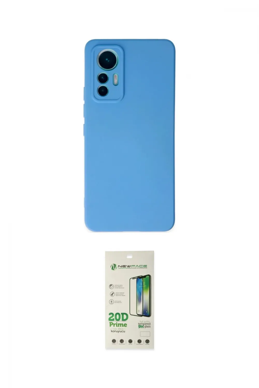 ieg™ Mi 12 Lite Kılıf Ahenk Serisi - Siyah 20D Premium Cam Ekran Koruyucu