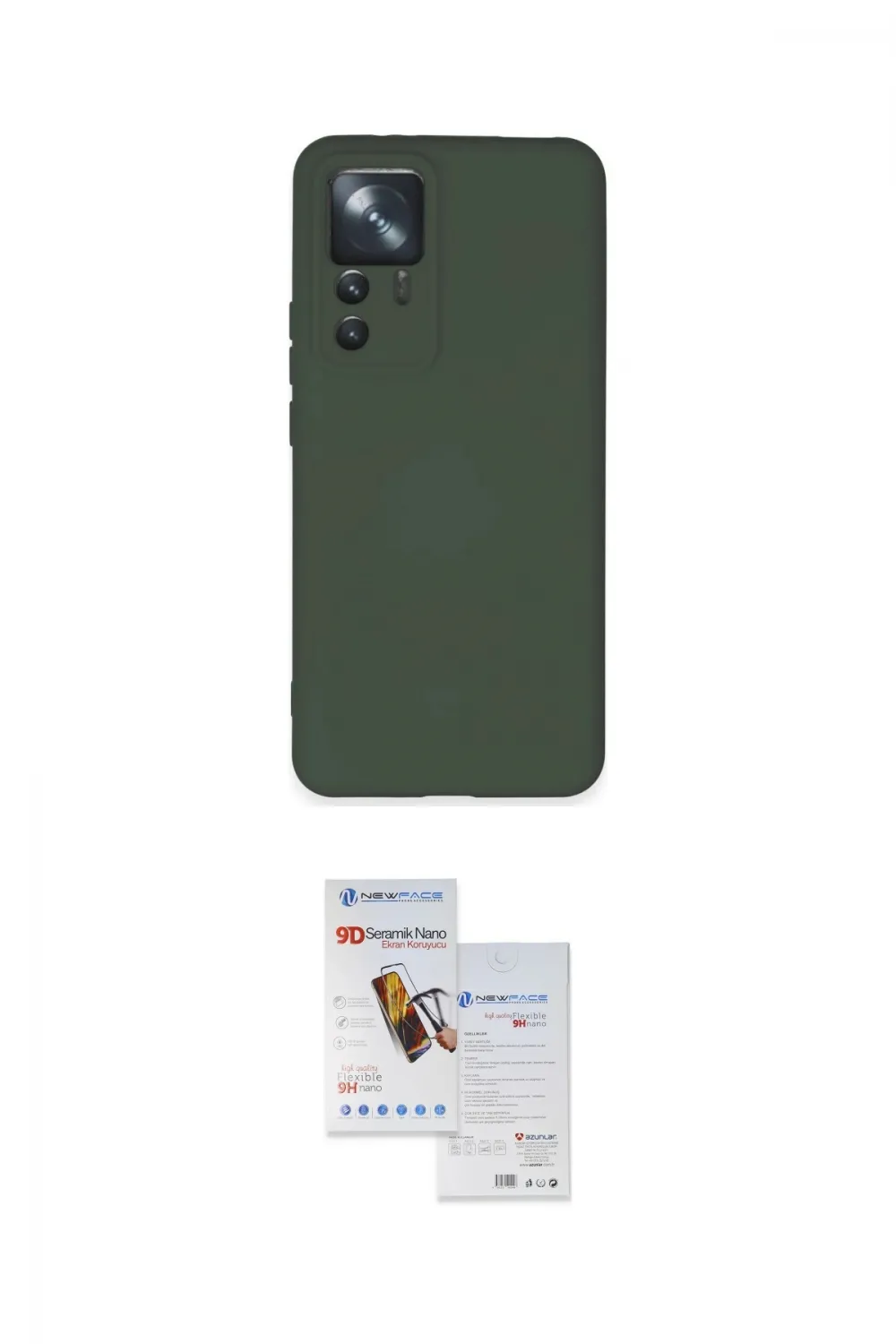 ieg™ Mi 12T Pro Kılıf Ahenk Serisi - Siyah Seramik Nano Ekran Koruyucu