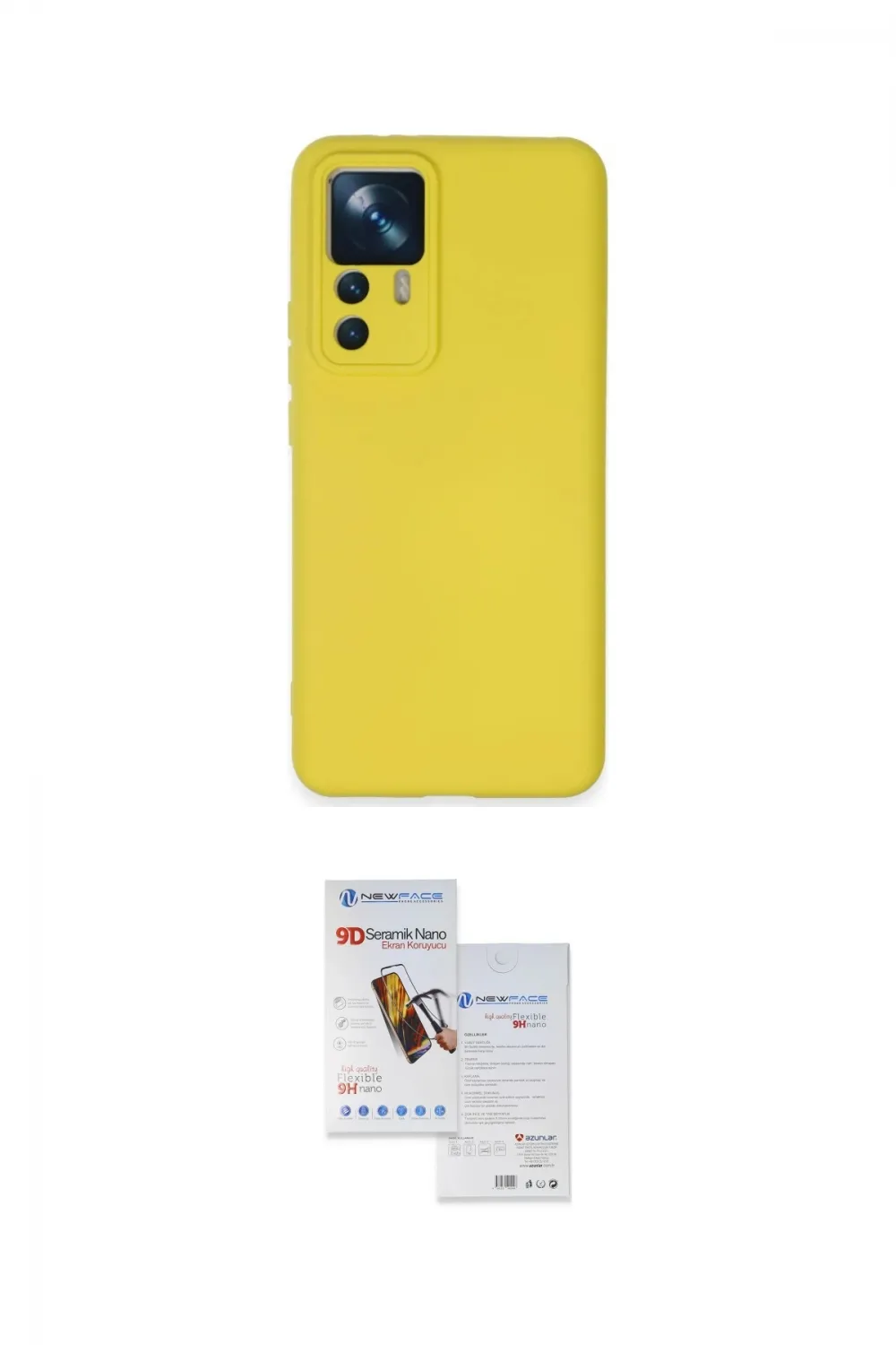 ieg™ Mi 12T Pro Kılıf Ahenk Serisi - Siyah Seramik Nano Ekran Koruyucu