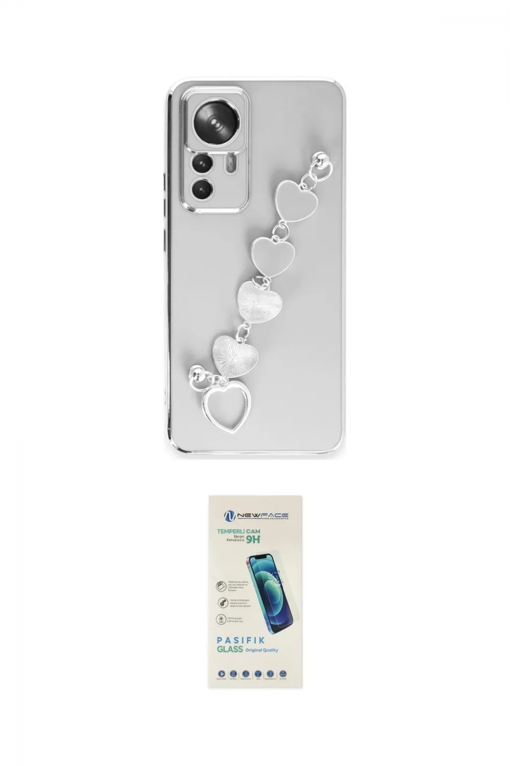 ieg™ Mi 12T Pro Kılıf Nova Işık Prime - Şeffaf Pasifik Cam Ekran Koruyucu