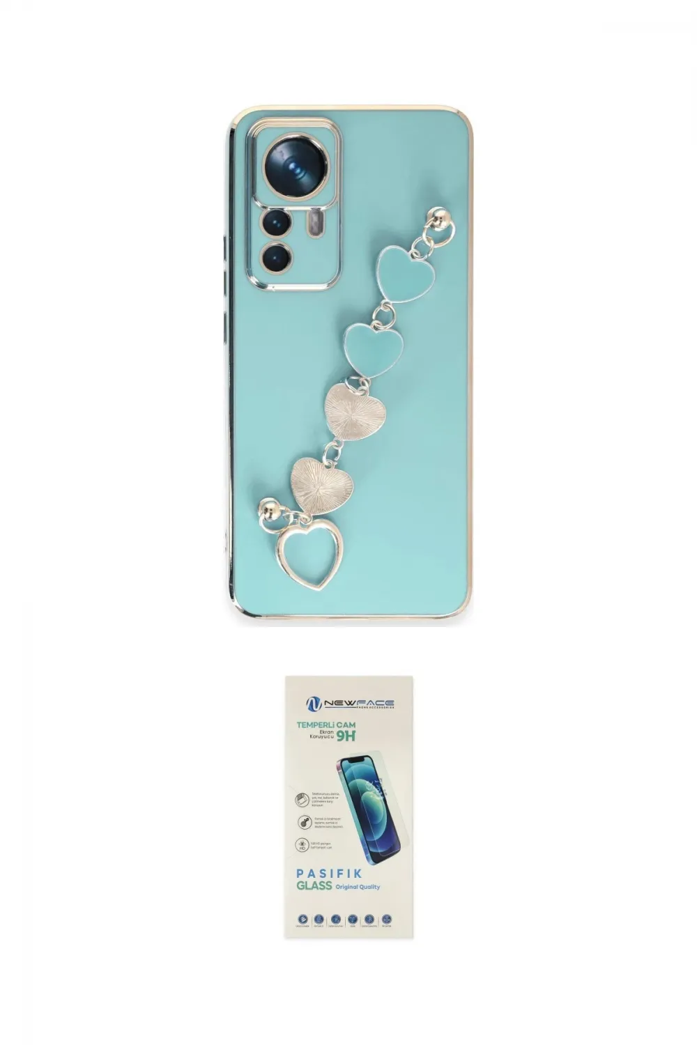 ieg™ Mi 12T Pro Kılıf Nova Işık Prime - Şeffaf Pasifik Cam Ekran Koruyucu