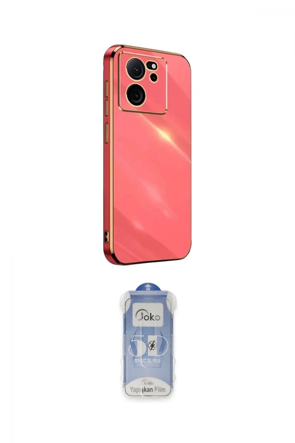 ieg™ Mi 13T Pro Kılıf Yankı Serisi - Siyah Joko Magic 5D Cam