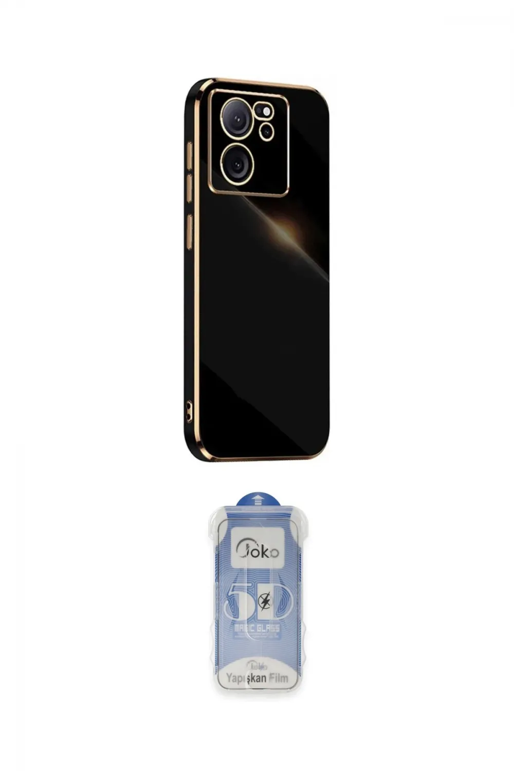 ieg™ Mi 13T Pro Kılıf Yankı Serisi - Siyah Joko Magic 5D Cam