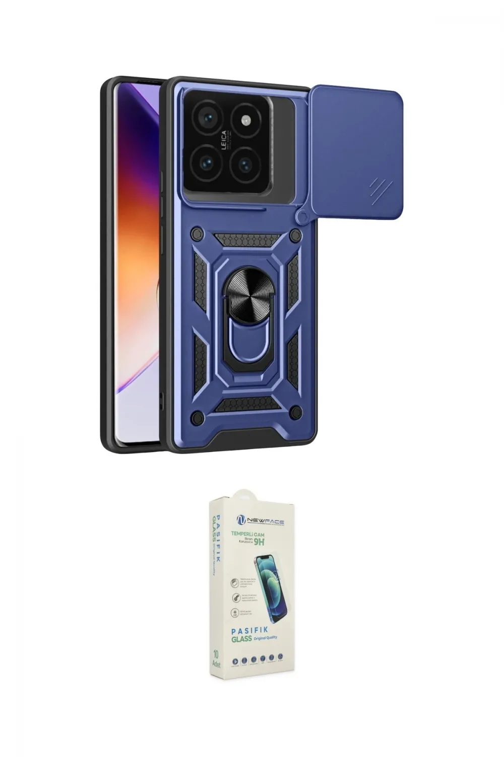 ieg™ Mi 14T Pro Kılıf Ahenk Klasik - Şeffaf Pasifik Cam Ekran Koruyucu
