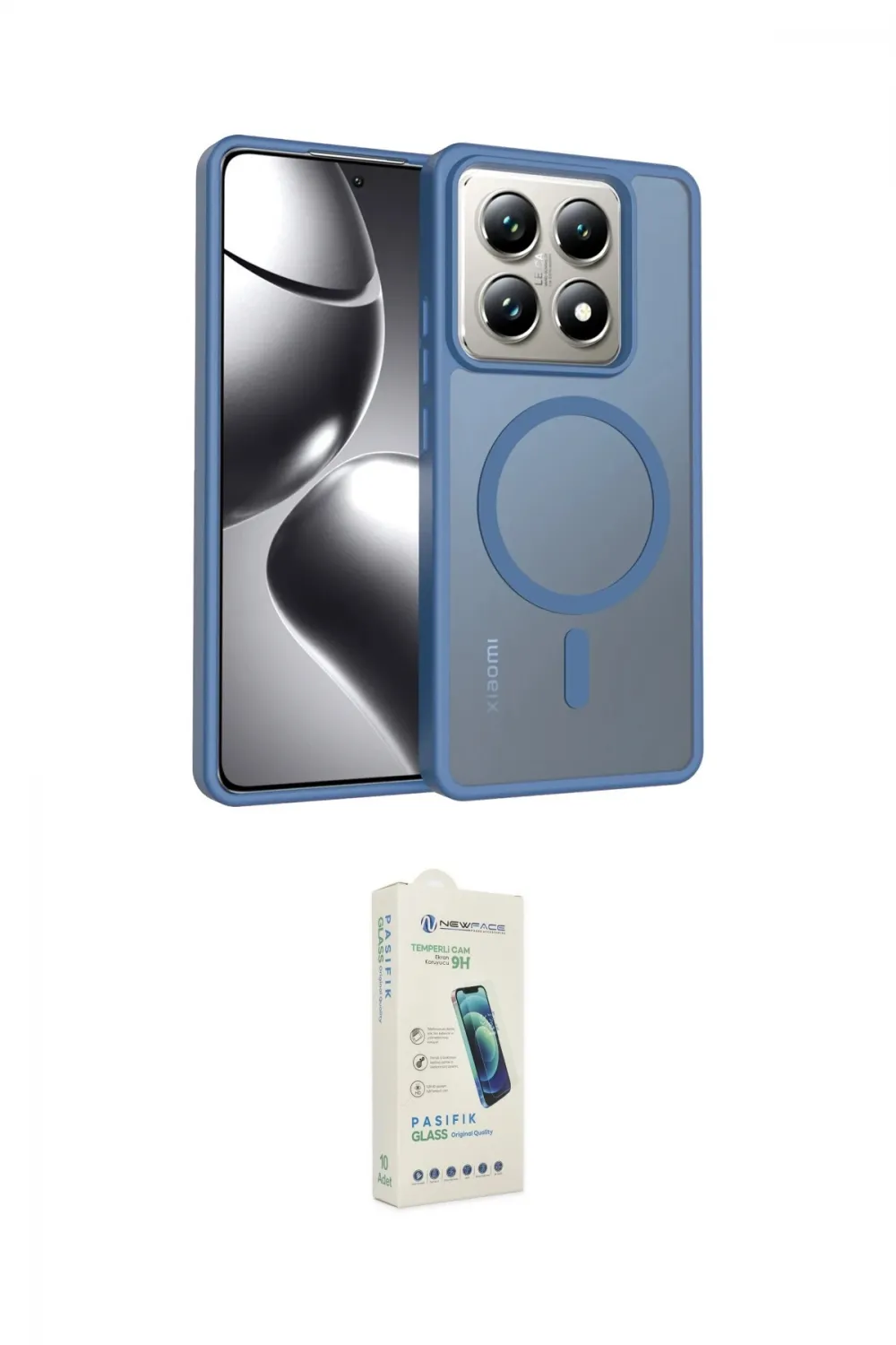 ieg™ Mi 14T Pro Kılıf Siluet Minimal Prime - Şeffaf Pasifik Cam Ekran Koruyucu