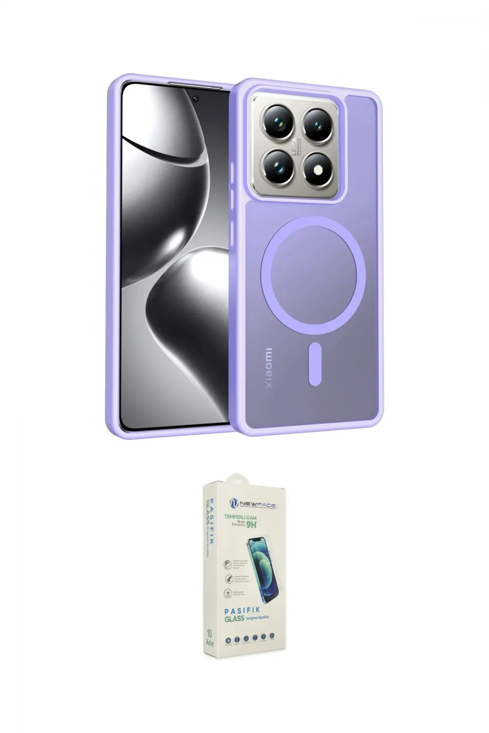 ieg™ Mi 14T Pro Kılıf Siluet Minimal Prime - Şeffaf Pasifik Cam Ekran Koruyucu