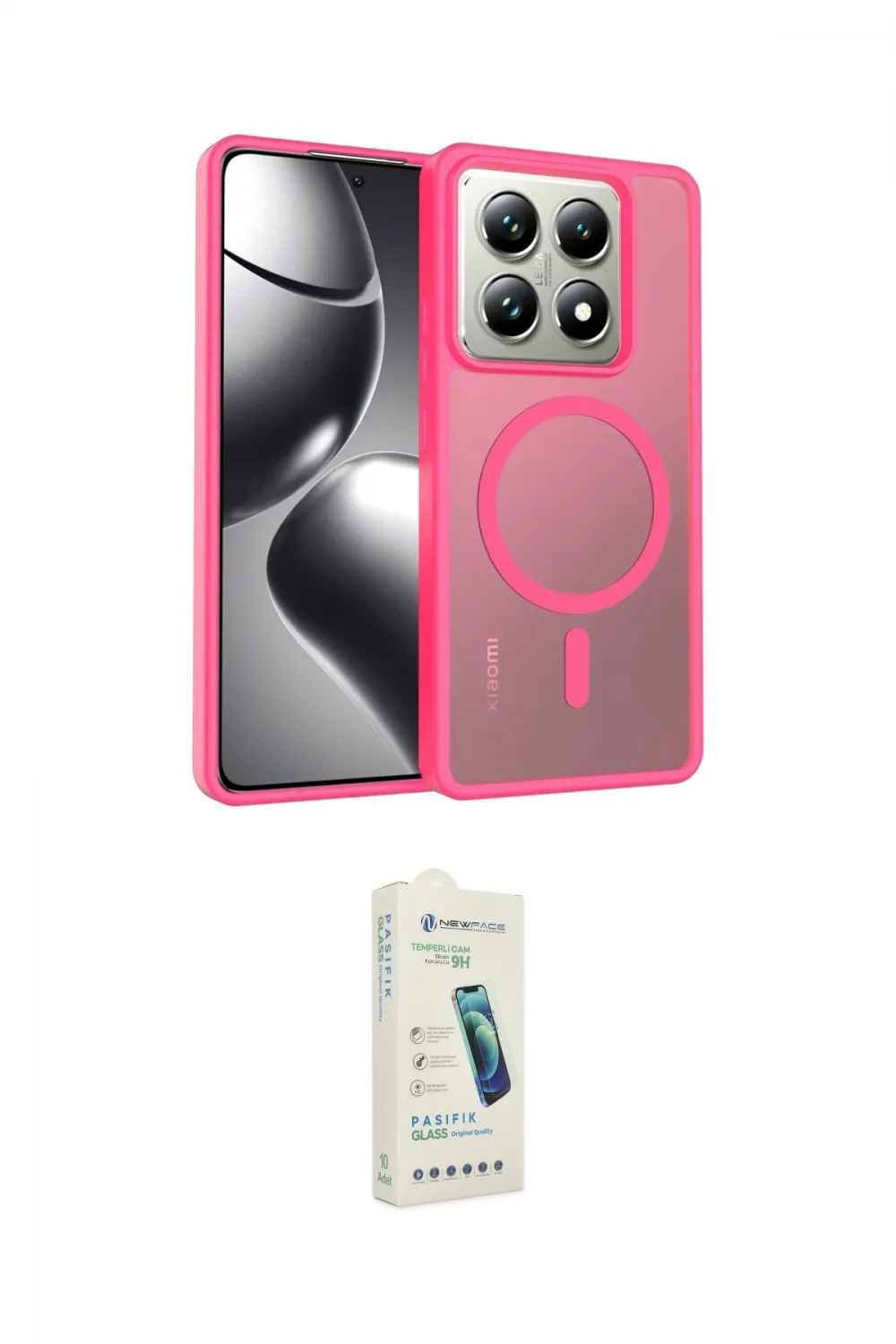 ieg™ Mi 14T Pro Kılıf Siluet Minimal Prime - Şeffaf Pasifik Cam Ekran Koruyucu